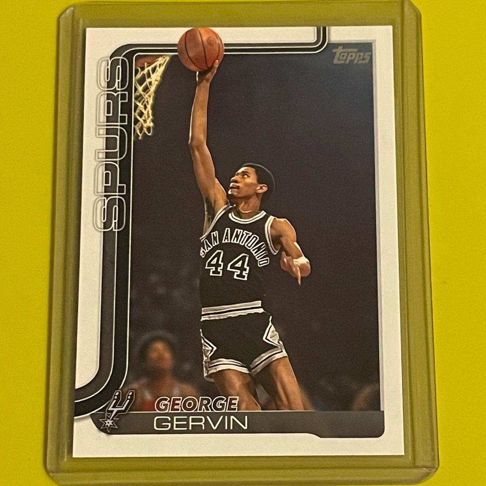 George Gervin #265 2025-26 Topps Basketball Trading Card